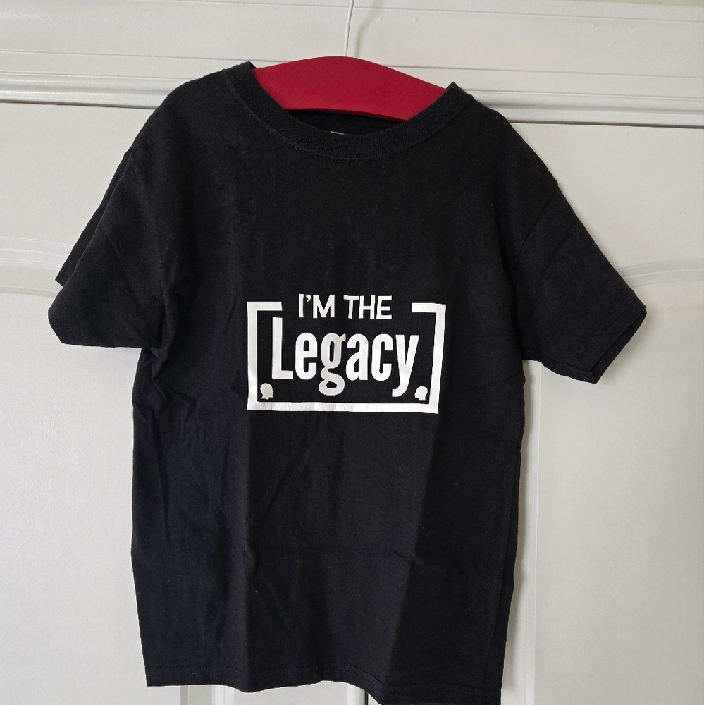 Black 'I'm‎ the Legacy' Kids T-Shirt